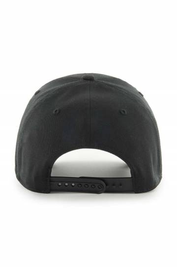 Хлопковая кепка 47 brand MLB Los Angeles Dodgers цвет чёрный с аппликацией B-TCMSP12CTP-BK Хлопковая кепка 47 brand MLB Los Angeles Dodgers цвет чёрный с аппликацией B-TCMSP12CTP-BK