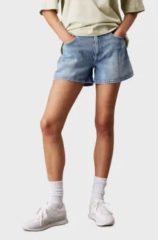 Женские голубые джинсовые шорты MOM Голубой 29 Calvin Klein Jeans J20J225152