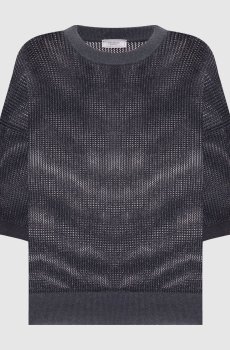 Серый джемпер с люрексом