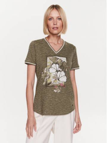 Olsen Блузка 11104520 Хакі Regular Fit Olsen Блузка 11104520 Хакі Regular Fit