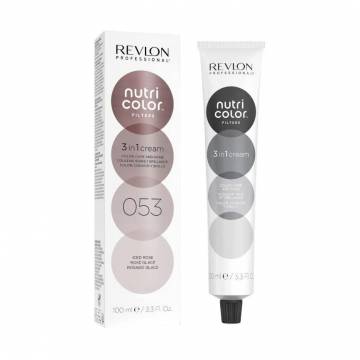Напівперманентна маска-барвник для волосся Revlon Professional Nutri Color Metal-Ice Toning Filters 053 Iced Rose, 100 мл Напівперманентна маска-барвник для волосся Revlon Professional Nutri Color Metal-Ice Toning Filters 053 Iced Rose, 100 мл