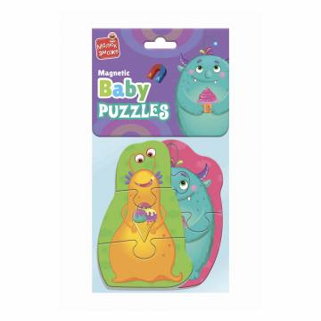 Магнитные беби пазлы Vladi Toys Малыш сможет Монстрики, от 1 года, 2 картинки, 13.5*1*27 см (VT3208-31) Магнитные беби пазлы Vladi Toys Малыш сможет Монстрики, от 1 года, 2 картинки, 13.5*1*27 см (VT3208-31)