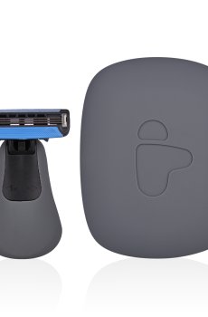 Компактная женская бритва с футляром Multichannel, серый