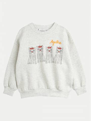 Mini Rodini Світшот Agatha 2472011494 Сірий Regular Fit Mini Rodini Світшот Agatha 2472011494 Сірий Regular Fit