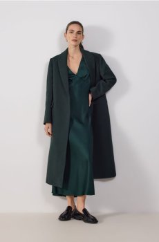 Reserved - Сукня максі - темно-зелений - 122GP-79X