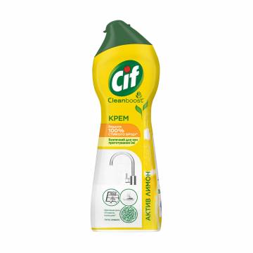 Крем для чистки Cif Актив Лимон, 250 мл Крем для чистки Cif Актив Лимон, 250 мл