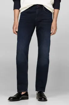 Мужские темно-синие джинсы REGULAR MERCER STR TETON INDIGO Синий 32-34 Tommy Hilfiger MW0MW36675