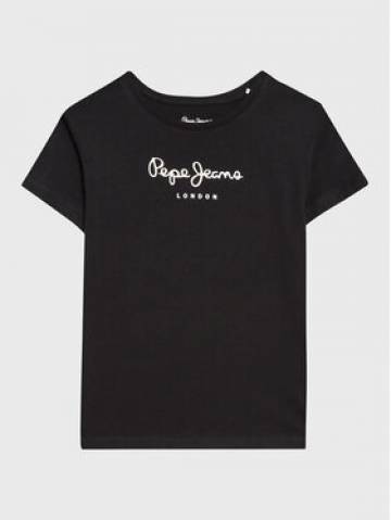 Pepe Jeans Футболка Wenda PG502960 Чорний Regular Fit Pepe Jeans Футболка Wenda PG502960 Чорний Regular Fit