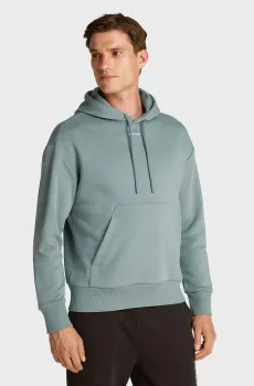 Мужское синее худи NANO LOGO Синий M Calvin Klein K10K112871