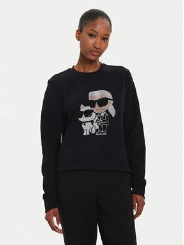 KARL LAGERFELD Світшот 245W1812 Чорний Regular Fit KARL LAGERFELD Світшот 245W1812 Чорний Regular Fit