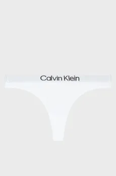 Женские белые трусики THONG Белый S Calvin Klein LV00QD5292