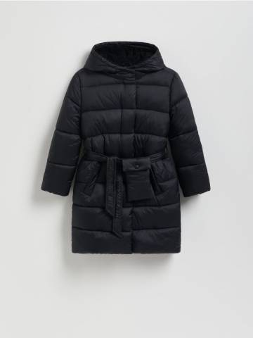 Reserved - GIRLS` COAT & SACHET - чорний - 247EX-99X Reserved - GIRLS` COAT & SACHET - чорний - 247EX-99X