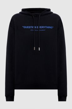 Черное худи Question Everything