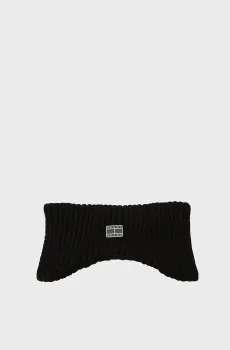 Женская черная повязка TJW COSY KNIT HEADBAND Черный ONESIZE Tommy Jeans AW0AW15467