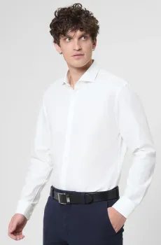 Мужская белая рубашка Белый 44 BOSS 50545157;131