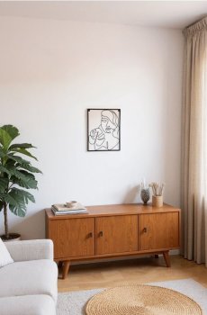 Прикраса на стіну - чорний