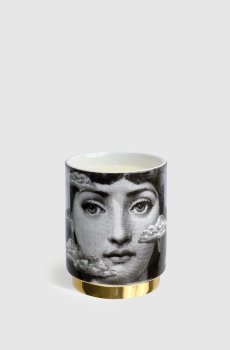 Ароматическая свеча - Tra le nuvole в фарфоровом подсвечнике