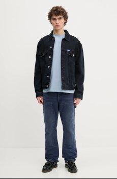 Хлопковая футболка Hugo Blue Niley