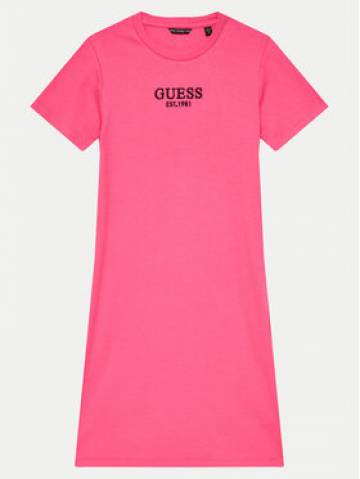 Guess Повсякденна сукня J4YK31 KBZP4 Рожевий Slim Fit Guess Повсякденна сукня J4YK31 KBZP4 Рожевий Slim Fit
