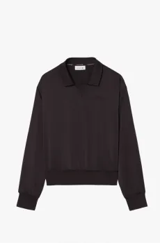 Женское коричневое поло Коричневый 36 Lacoste CF98023LA