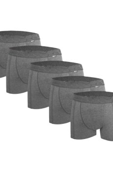 Трусы-боксеры мужские Uniconf UBB116, Anthracite, размер L, 5 шт