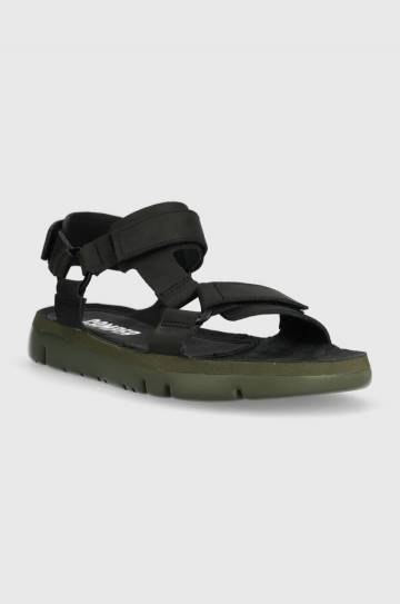 Кожаные сандалии Camper Oruga Sandal мужские цвет чёрный K100416.020 Кожаные сандалии Camper Oruga Sandal мужские цвет чёрный K100416.020