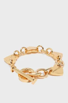 Женский золотистый браслет Золотой ONESIZE Bimba Y Lola 252BAE309.10140