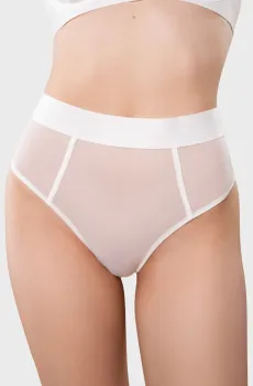 Женские белые трусики Белый M brabrabra SLZ27302121