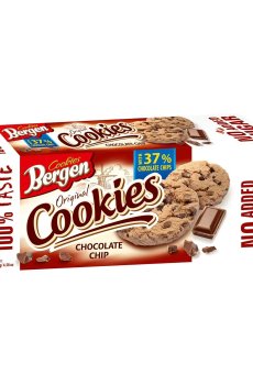 Печенье Bergen Cookies Original Cookies с шоколадной крошкой, без сахара, 130 г