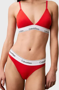 Женские красные трусики Красный L Calvin Klein 0000F3786E