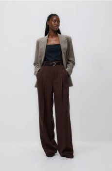 Reserved - Гладкий топ - чорний - 065HT-99X