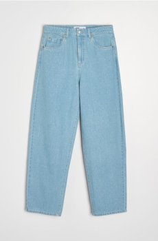 Balloon-джинси з декоративними стразами - синій