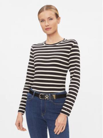 Tommy Hilfiger Блузка WW0WW40592 Чорний Slim Fit