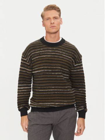Boss Светр 50523580 Чорний Regular Fit Boss Светр 50523580 Чорний Regular Fit