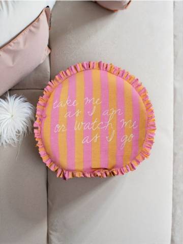 Декоративна подушка - різнобарвний