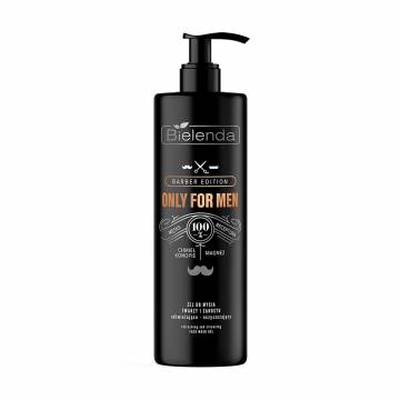 Мужской очищающий гель для лица и бороды Bielenda Barber Edition Only For Men, 190 мл Мужской очищающий гель для лица и бороды Bielenda Barber Edition Only For Men, 190 мл