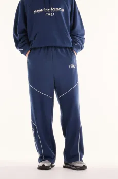 Мужские синие спортивные брюки Trackside French Terry Синий XL New Balance MB62053FNNY