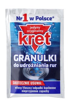 Гранулы для прочистки труб Kret, 40 г