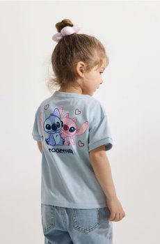 Reserved - Футболка Lilo & Stitch - блідо-блакитний - 256HU-05X