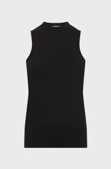 Женский черный топ SMOOTH COTTON TWIST BACK TANK Черный M Calvin Klein K20K206891