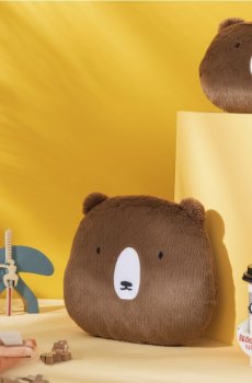 Декоративна подушка - коричневий