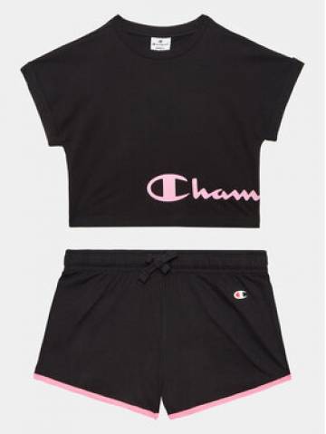 Champion Набір футболка та шорти 404624 Чорний Regular Fit Champion Набір футболка та шорти 404624 Чорний Regular Fit