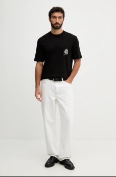 Хлопковая футболка Armani Exchange