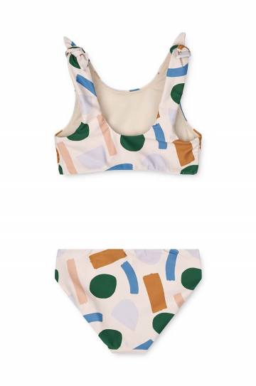 Детский раздельный купальник Liewood цвет бежевый