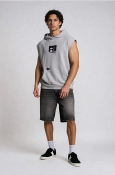 Кофта з капюшоном з принтом Rocky Balboa - сірий