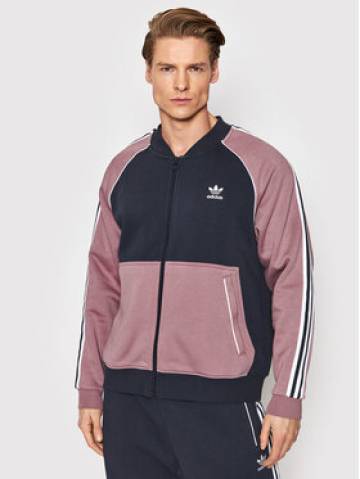 adidas Світшот Sst Fleece Track HC2081 Cиній Regular Fit adidas Світшот Sst Fleece Track HC2081 Cиній Regular Fit