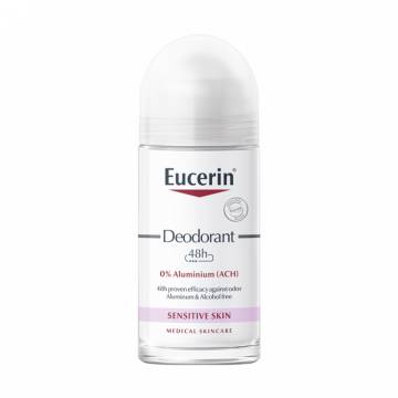 Дезодорант для чувствительной кожи Eucerin Deodorant 48H, без алюминия, 50 мл Дезодорант для чувствительной кожи Eucerin Deodorant 48H, без алюминия, 50 мл