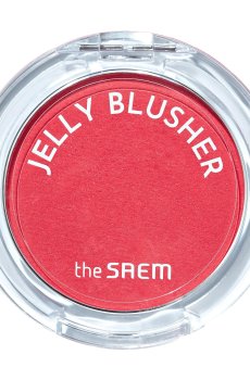 Уценка! Компактные румяна для лица The Saem Jelly Blusher PK02 Scarlet Pink, 4 г