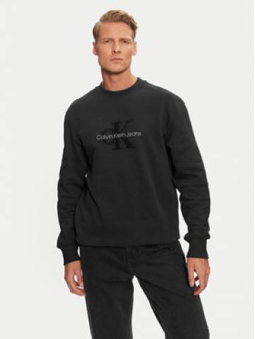 Calvin Klein Jeans Світшот Chenille J30J326144 Чорний Regular Fit Calvin Klein Jeans Світшот Chenille J30J326144 Чорний Regular Fit