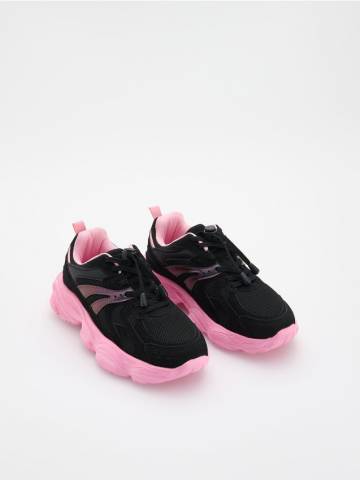 Reserved - LADIES` TREKKING SHOES - чорний - 648DL-99X Reserved - LADIES` TREKKING SHOES - чорний - 648DL-99X